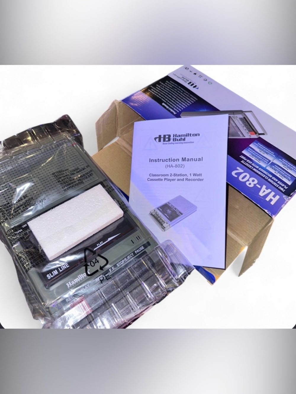 Hamilton Portable Cassette Player Recorder - New In Box - Picture 3 of 3